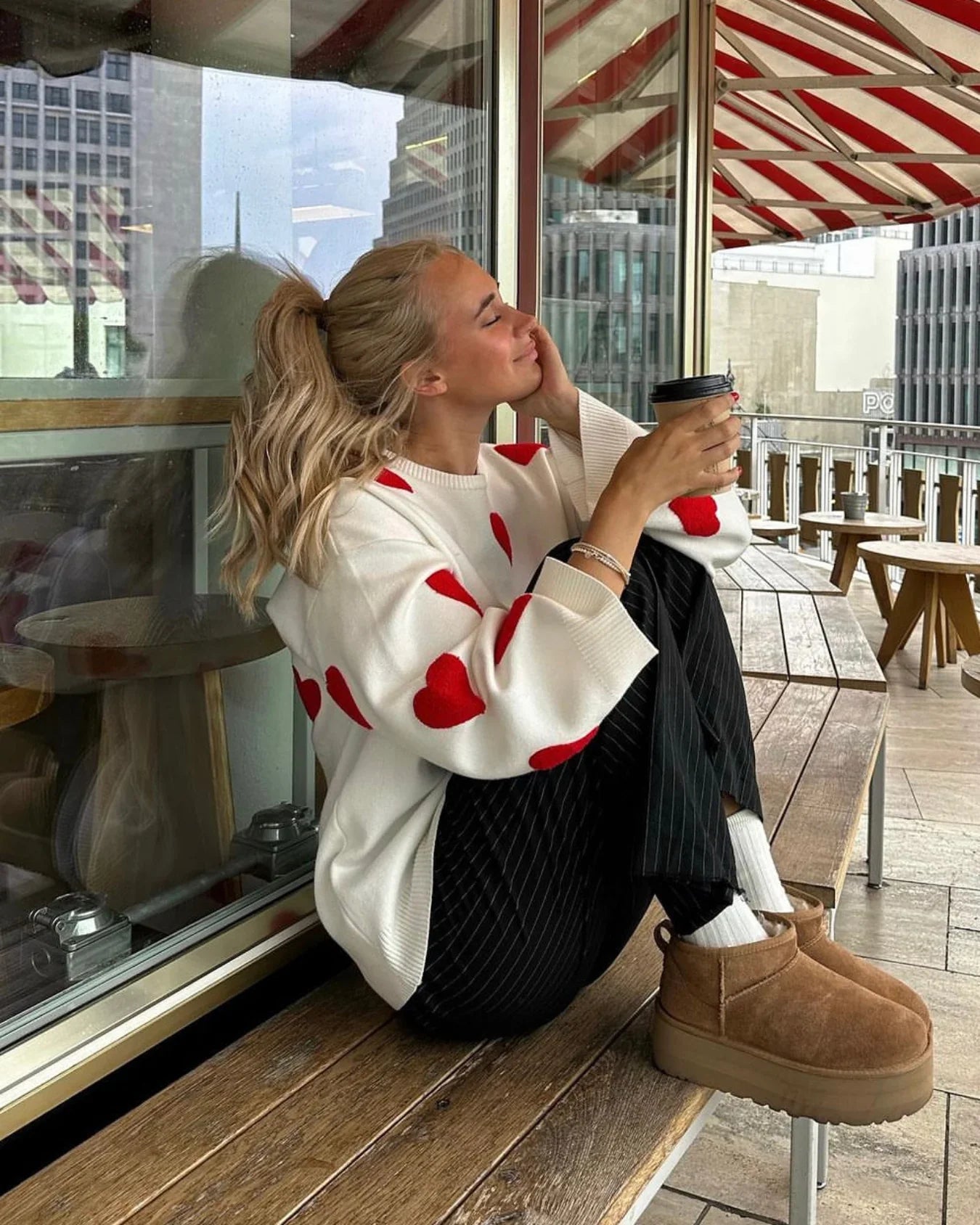 ROOSJE-AMSTERDAM | OVERSIZED TRUI