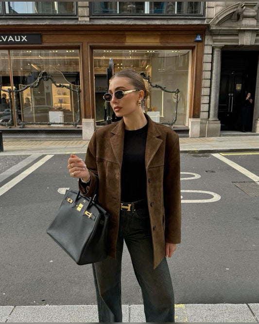 DANA | SUEDE JAS