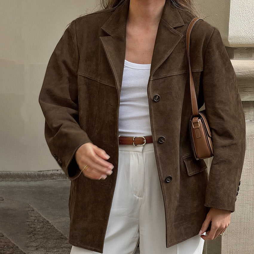 DANA | SUEDE JAS