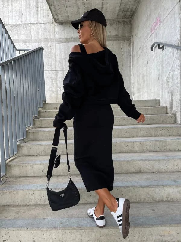 VERA | JURK MET SWEATER SET