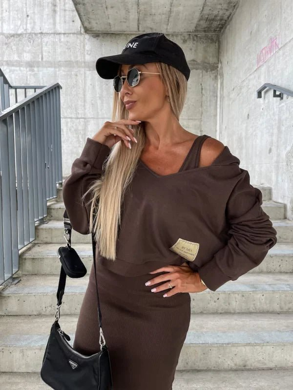 VERA | JURK MET SWEATER SET